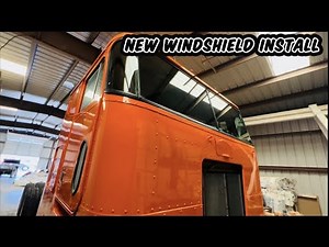 Installing a new Windshield on a Peterbilt 362 Cabover