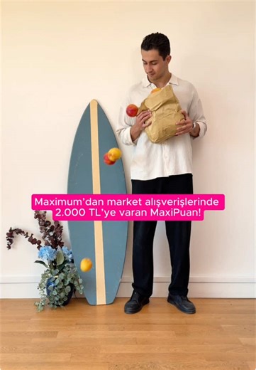 Maximum Kart ile 2 TL MaxiPuan Kazanın!