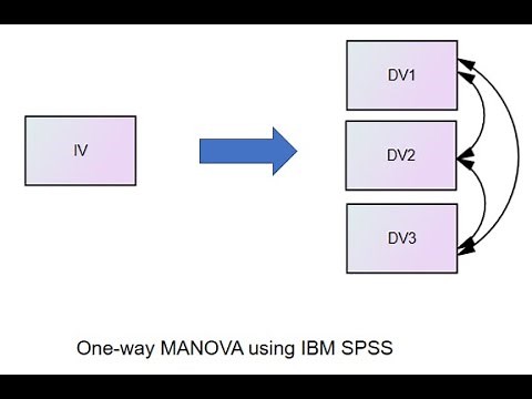 One-way MANOVA demonstration using IBM SPSS Version 26 (Video 1; Dec 2, 2019)
