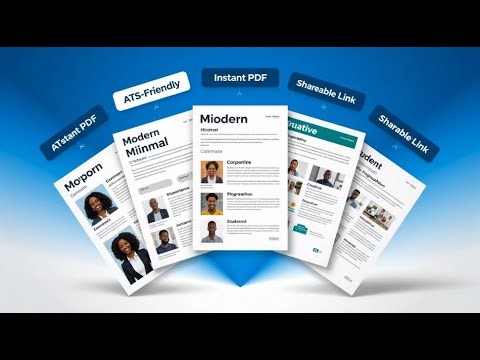 Create a Professional CV in Minutes | CV Maker & Resume Builder, Resumee