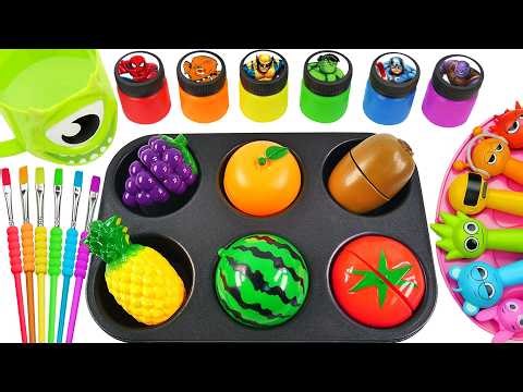 Satisfying Video l How I Make Rainbow Stress Sprunki SLIMES Oddly Relax Sounds Labubu Candy Mxi ASMR
