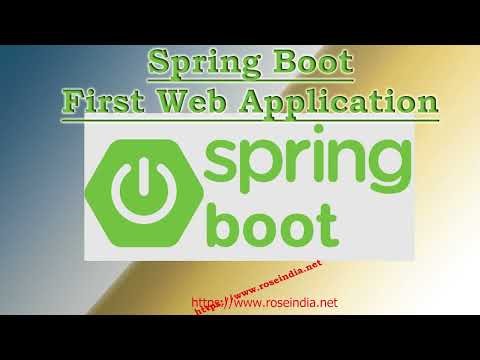 Create First Spring Boot Web Application