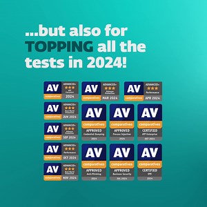 🎉 All tests, all top badges! ESET dominates AV_Comparatives 2024 rankings, safeguarding businesses with award-winning protection. Excited for what’s ahead in 2025! 🛡️🚀 #ESET #ProgressProtected #Cybersecurity #AVComparatives | ESET