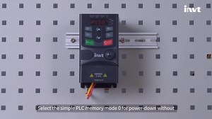 INVT GD20-EU VFD video user guide: How to set parameters of speed reference via simple PLC？ #invt #gd20 #vfd #speedreference #plc #parameter #inverter #frequencyconverter #acdrive #industrialautomation | INVT Electric | Facebook