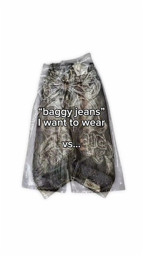 Who relates? LINK IN BIO TO GET THESE BAGGY JEANS #y2k #alt #sk8#grunge