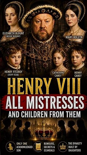 Did Henry VIII have children outside his marriages?#henryviii #historyshorts #tudorhistory #history