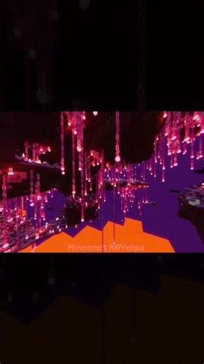 Minecraft Nether Biomes with Blossom Forests #minecraft #clips #beautiful