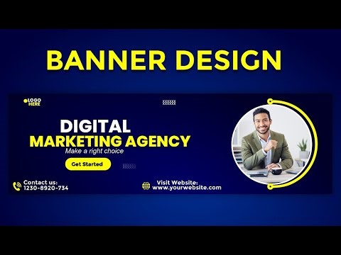 Professional Banner Design in CorelDraw | CorelDraw Tutorial 2025