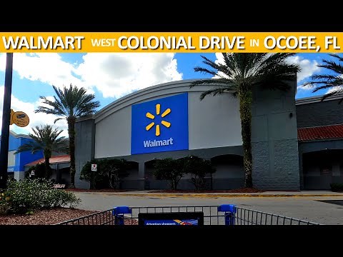 Shopping at Walmart Supercenter in Ocoee, Florida - Store 942