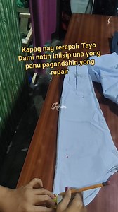 Ganito mag paiksi ng sleeve na may cuffs #sewing #repair #sleeve #polo #shirts #cutting #tips #highlightseveryone #remevelstairongshop #teamrhemsewing&alterations | Remevel Rhem Lucito