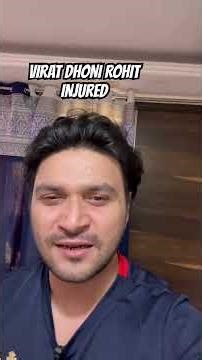 VIRAT KOHLI ROHIT SHARMA DHONI INURED AT SAME TIME #cricket #csk #rcbians #mumbaiindians