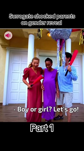 Surrogate Shocked Parents at Gender Reveal Party