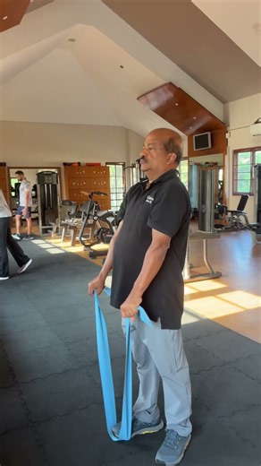 Exercise using only band #gymlife #resistancebands #bodyweightworkout #gym #fitnessmotivation