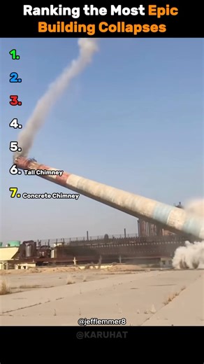 Ranking the Most Epic Building Collapses #shorts