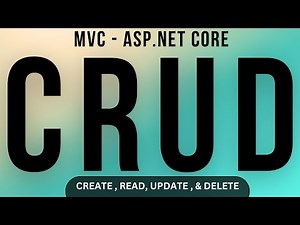 CRUD Operation ASP.NET Core MVC | ASP.NET CORE CRUD