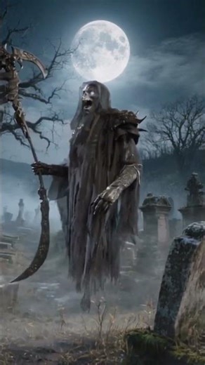 From the graveyard mist, a scythe-wielding ghost emerges—silent, cursed, unstoppable. #Shorts #UE5