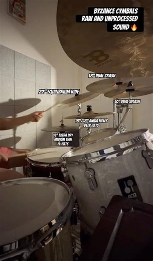 Meinl Byzance Cymbals, Raw and Unprocessed