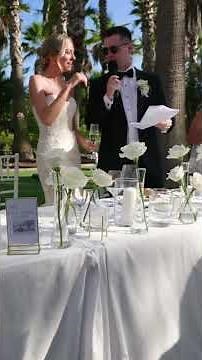 The most thoughtful wedding speech we've ever heard