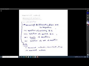 Numerical Methods Lecture 01