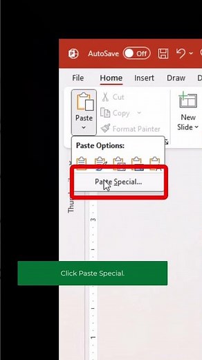 Paste linked table from Excel to PowerPoint #workhacks #excel #exceltips #powerpoint