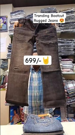 Premium Bootcut Rugged Jeans Mens|Rough and Tough Jeans Ad#trending#youtubeshorts