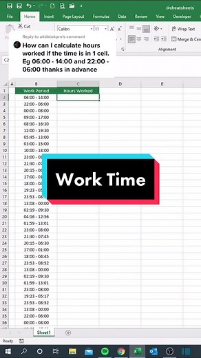 Efficient Excel Tips for Extracting Work Hour Data