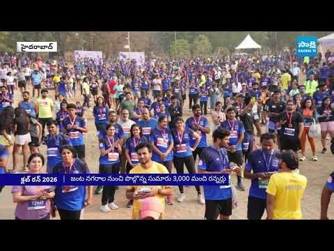 Hyderabad Runners Society Anniversary Club Run 2026 | Sakshi TV
