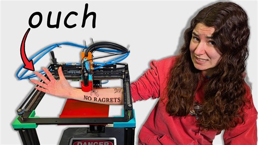 I Tattoo My Friend with a 3D Printer