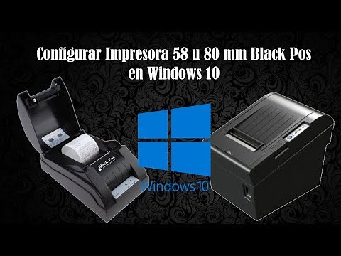 Configurar Impresora 58 u 80 mm Black Pos en Windows 10