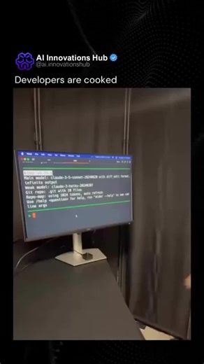 Developers don’t even need a keyboard anymore... → Join @ai.innovationshub for the latest in AI! [ @leonsilicon ] ______ #ai #chatgpt #aitools #openai #aitips #machinelearing