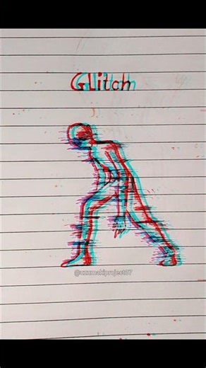 How to draw Glitch vs Error #sketch #howtodraw #drawing #tutorial #art