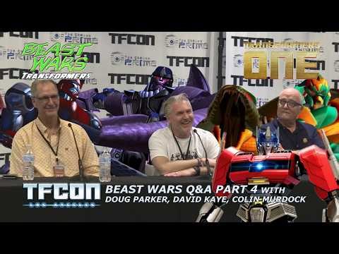 David Kaye's Transformers One Audition to Sue Blu's Directing | Beast Wars Q&A Part 4 at TFcon 2026