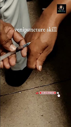 Venipuncture skill #medical #medicalshorts #shorts #venipuncture #skills