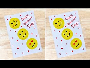 DIY-Brother's Day Card idea //Handmade Card For Brother's Day //Brother's Day Greeting Card