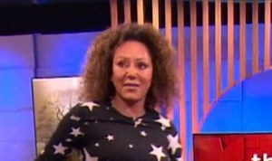 The One Show: Mel B tries to walk off after interview