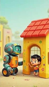 बिल्डर बॉट ने बनाया जादुई घर! 🤩🏠 मास्टर मिहिर की कहानी