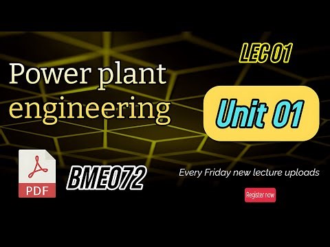 Lec 01 U 1 | Power Plant Engineering (BME 072) | AKTU Mechanical 7th Semester#powerplantengineering