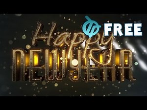 Happy New Year Free Video Background 3 Clips