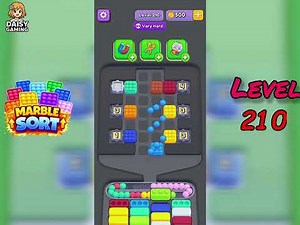 Marble Sort Level 210 Walkthrough
