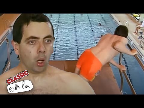 Mr Bean Goes Swimming | Mr Bean Funny Clips | Classic Mr Bean