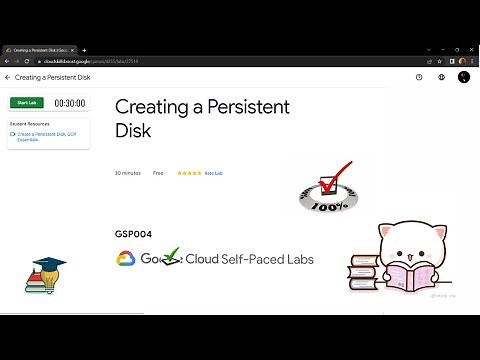 Creating a Persistent Disk || [GSP004] || Solution