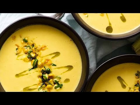Cold Corn Soup - summer soup!