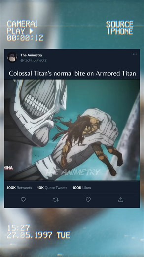 Bertholdt attacked on Reiner! #aot #bertholdt #reiner #eren #leviackerman #shorts #viral