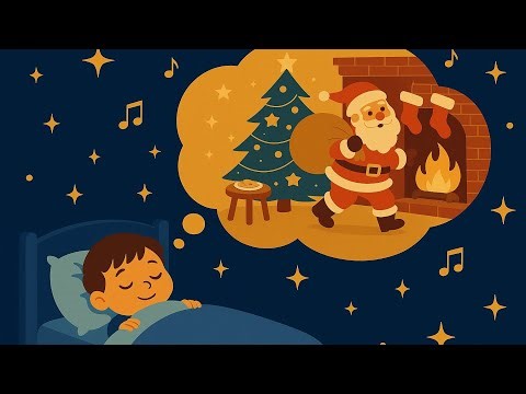 ✨ Christmas Dream Lullaby – Gentle Sleep Music for Kids 😴🎄