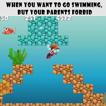 27K views · 249 reactions | Let’s Go Swimming with Bino! #casualgame #adventuregame #mario #superbinogo | Super Bino Go | Facebook