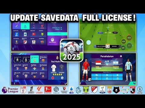 SAVEDATA FULL LICENSE Football league 2025 version 9