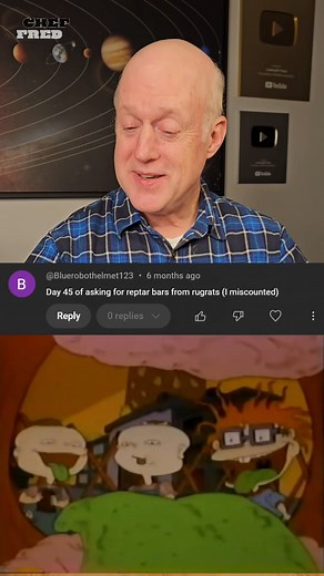 Tommy's Rugrat-Approved Reptar Bar is All The Rage!🍫🦖 #rugrats #rugratstommy #reptar #chocolate #bar #chocolatebar #caramel #candy #almonds #nickelodeon #fyp | Cookingwlthfred