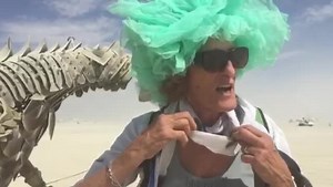 Raw video: Brooklyn woman at her first Burning Man