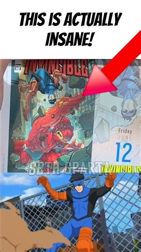 the DINOSAURUS situation is INSANE⁉️🤯😲 #invincible #shorts
