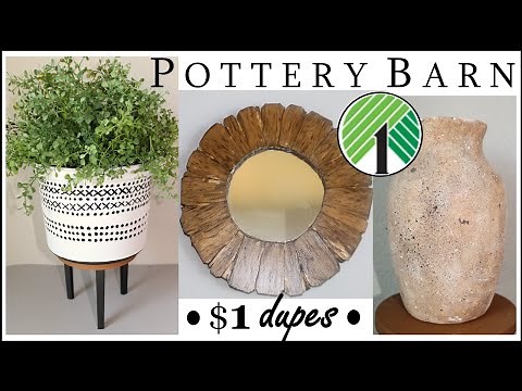 POTTERY BARN INSPIRED DOLLAR TREE DIYS | $1 Room Decor Dupes